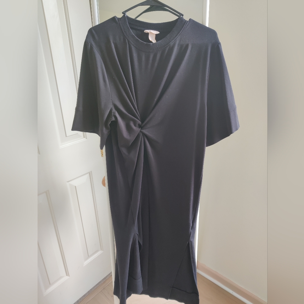 H&M cotton twist front dress